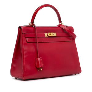 Hermès Tadelakt Kelly Retourne 32 Red