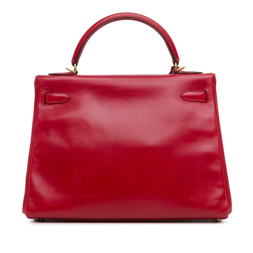 Hermès Tadelakt Kelly Retourne 32 Red