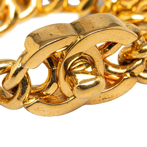 Chanel CC Turnlock Chain Bracelet Gold