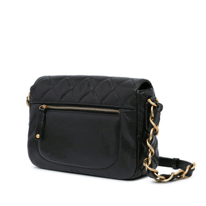 Chanel Quilted Caviar Single Flap Black