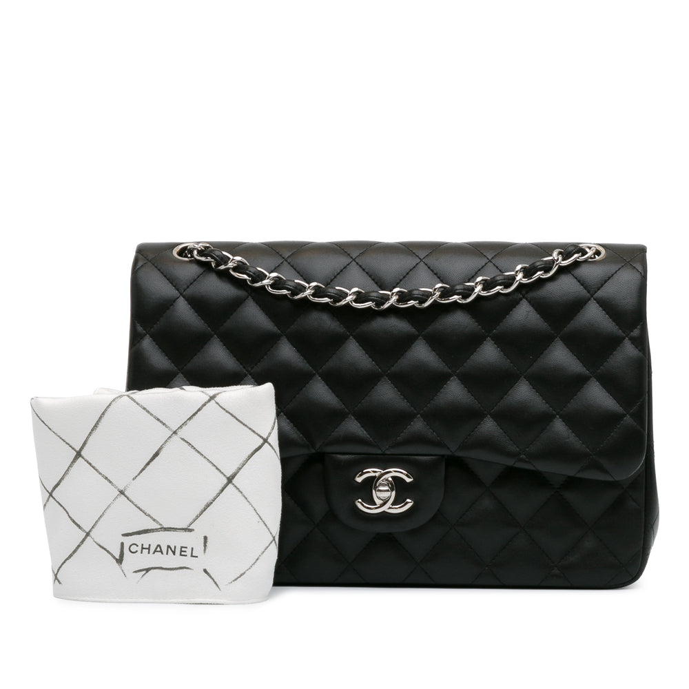 Chanel Jumbo Classic Lambskin Double Flap Black