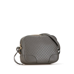 Gucci Mini Microguccissima Bree Crossbody Gray