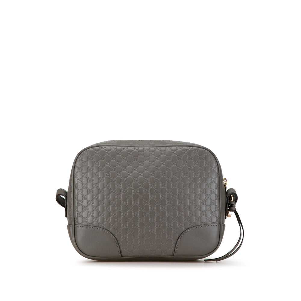 Gucci Mini Microguccissima Bree Crossbody Gray