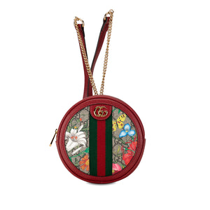 Gucci GG Supreme Flora Ophidia Backpack Red