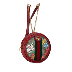 Gucci GG Supreme Flora Ophidia Backpack Red