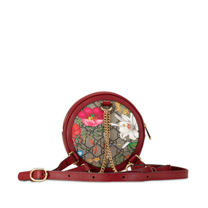 Gucci GG Supreme Flora Ophidia Backpack Red