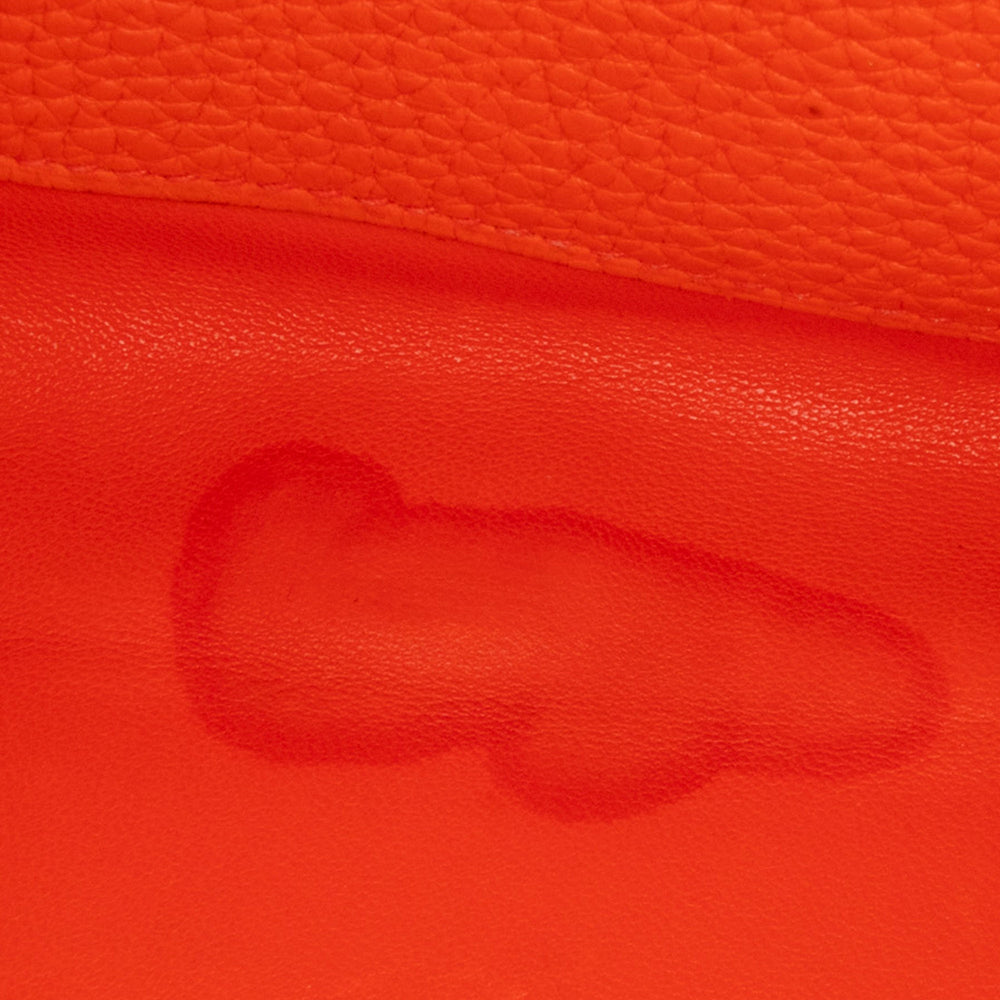 Hermès Clemence Lindy 34 Orange