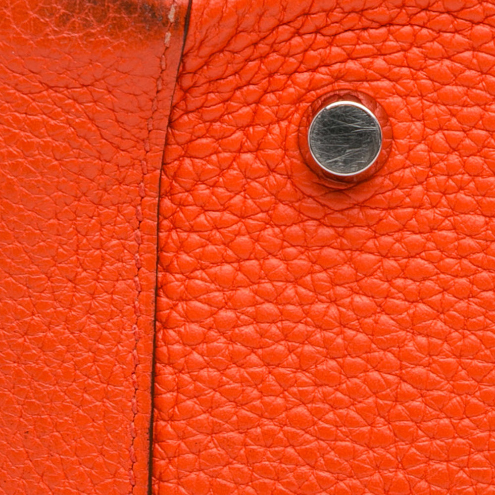 Hermès Clemence Lindy 34 Orange