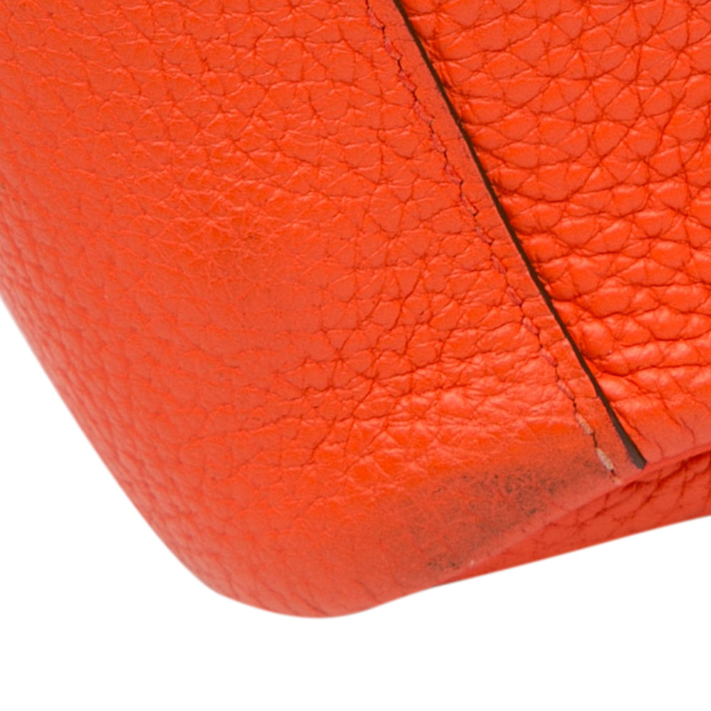 Hermès Clemence Lindy 34 Orange