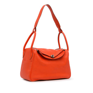 Hermès Clemence Lindy 34 Orange