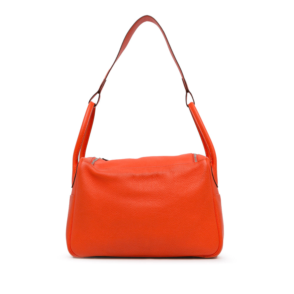 Hermès Clemence Lindy 34 Orange