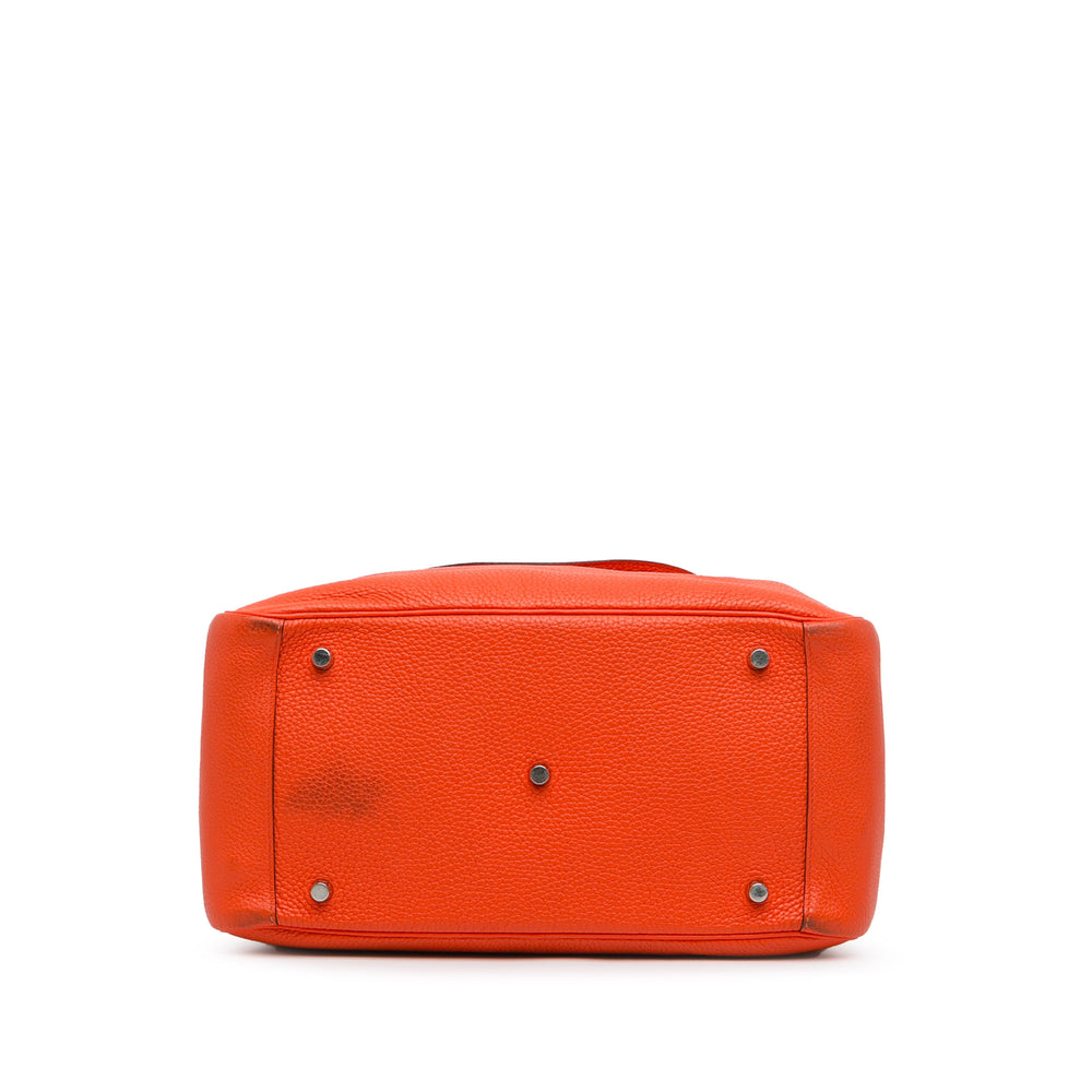 Hermès Clemence Lindy 34 Orange