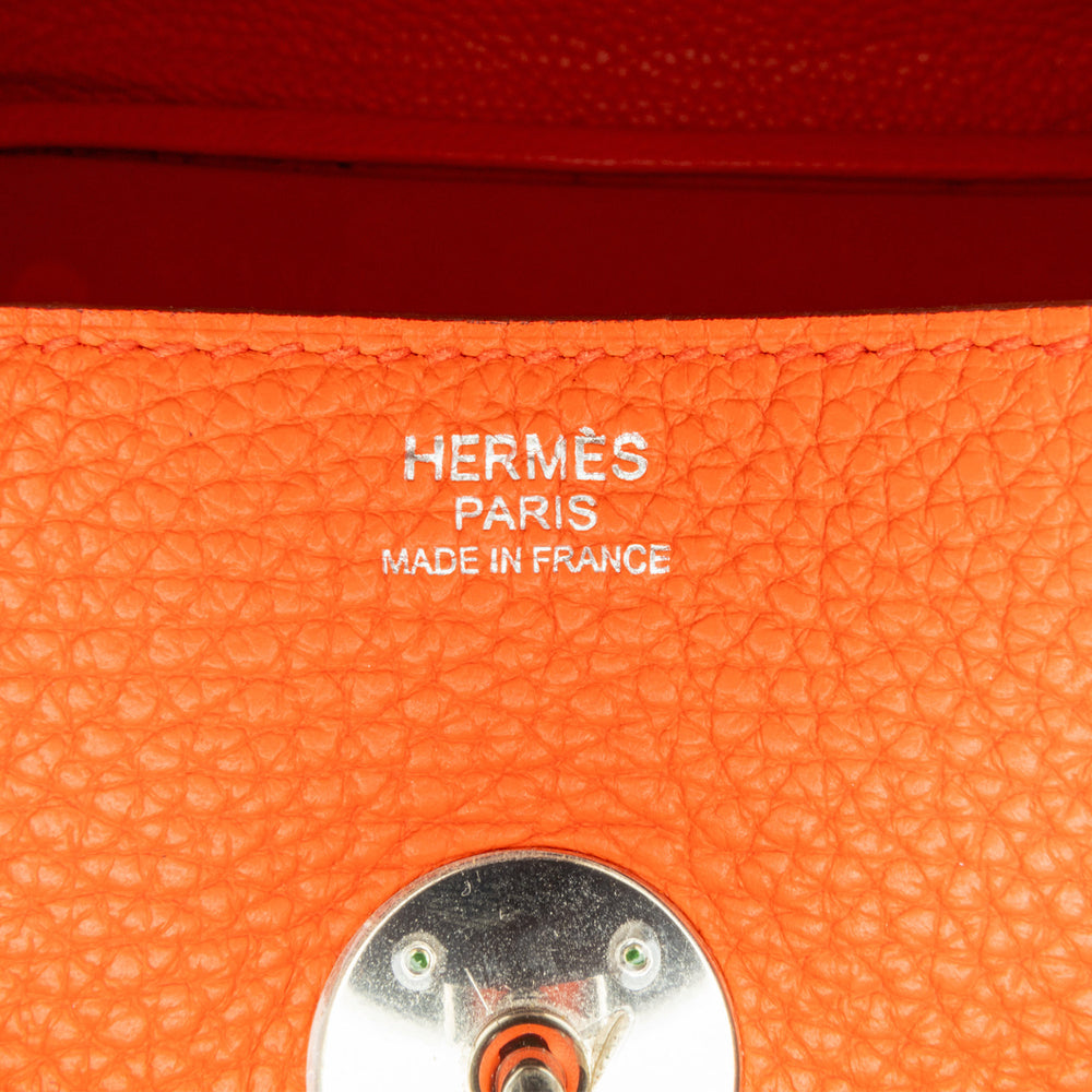 Hermès Clemence Lindy 34 Orange