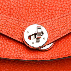 Hermès Clemence Lindy 34 Orange