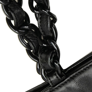 Chanel CC Lambskin Chain Tote Black