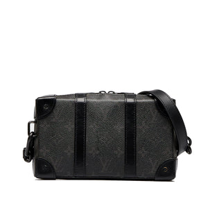 Louis Vuitton Monogram Eclipse Soft Trunk Wallet Crossbody Black