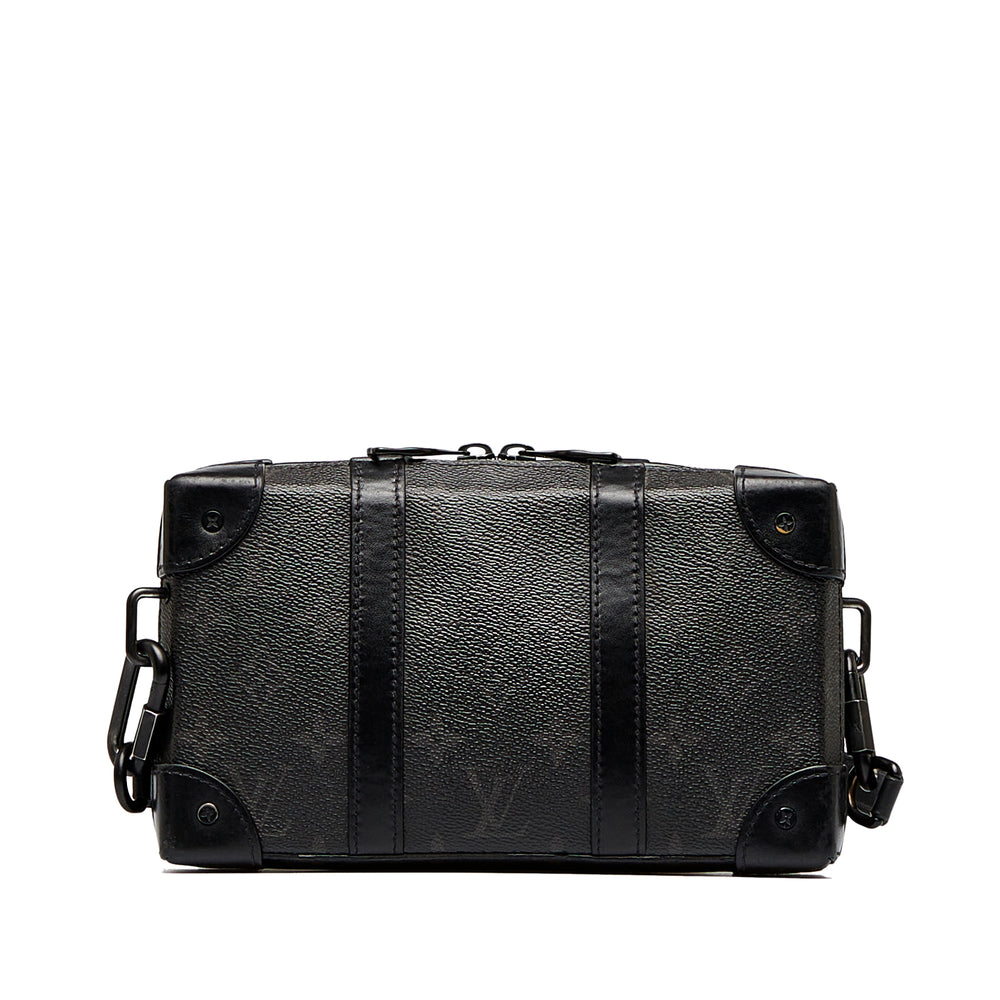 Louis Vuitton Monogram Eclipse Soft Trunk Wallet Crossbody Black