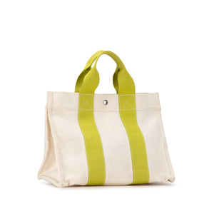 Hermès Toile Bora Bora PM Tote White