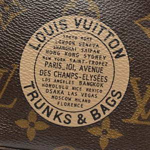 Louis Vuitton Monogram Trunks and Bags Mini Pochette Accessoires Brown