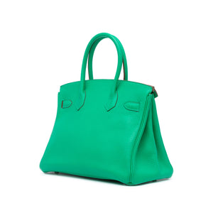 Hermès Togo Birkin Retourne 30 Green