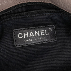 Chanel Quilted Aged Calfskin Single Flap Brown