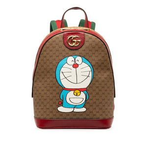 Gucci Micro GG Supreme Doraemon Backpack Brown