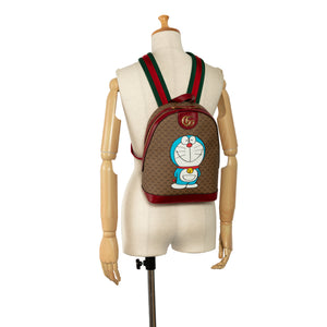 Gucci Micro GG Supreme Doraemon Backpack Brown