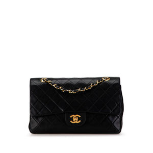 Chanel Medium Classic Lambskin Double Flap Black