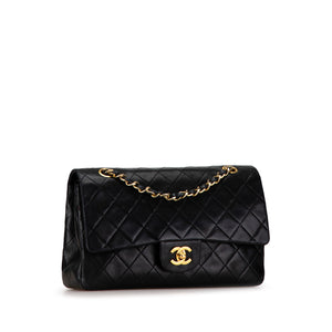 Chanel Medium Classic Lambskin Double Flap Black