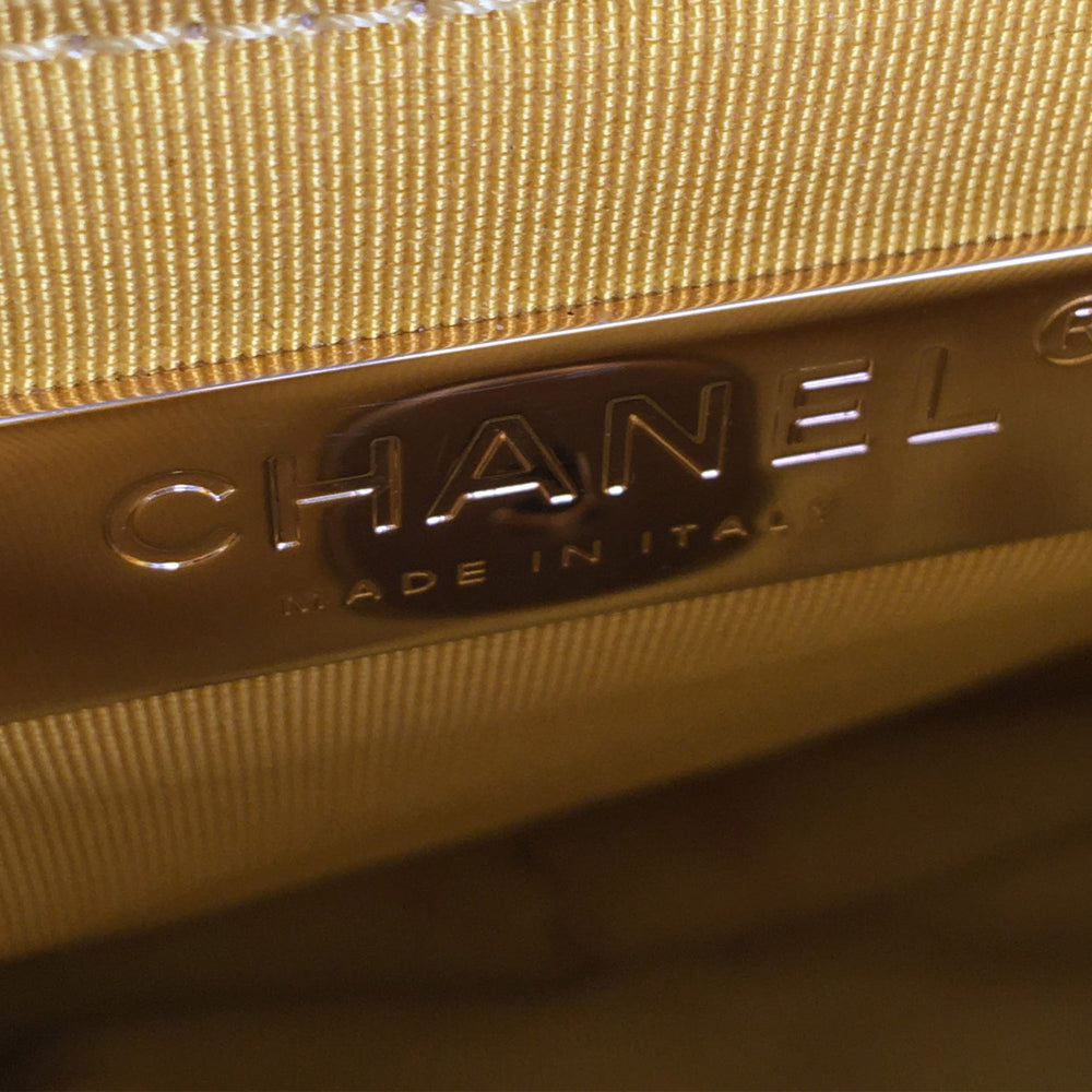 Chanel Medium 19 Canvas Flap Yellow