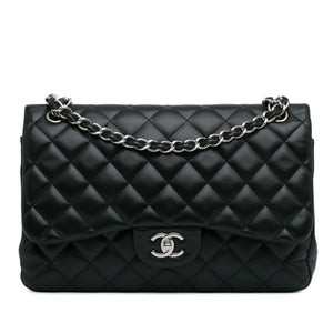 Chanel Jumbo Classic Lambskin Double Flap Black