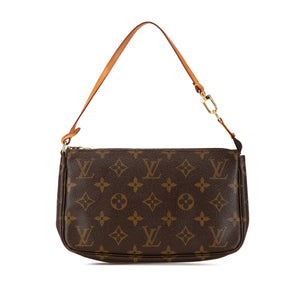 Louis Vuitton Monogram Pochette Accessoires Brown