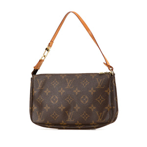 Louis Vuitton Monogram Pochette Accessoires Brown