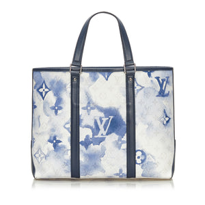 Louis Vuitton Monogram Watercolor Weekend Tote PM Blue