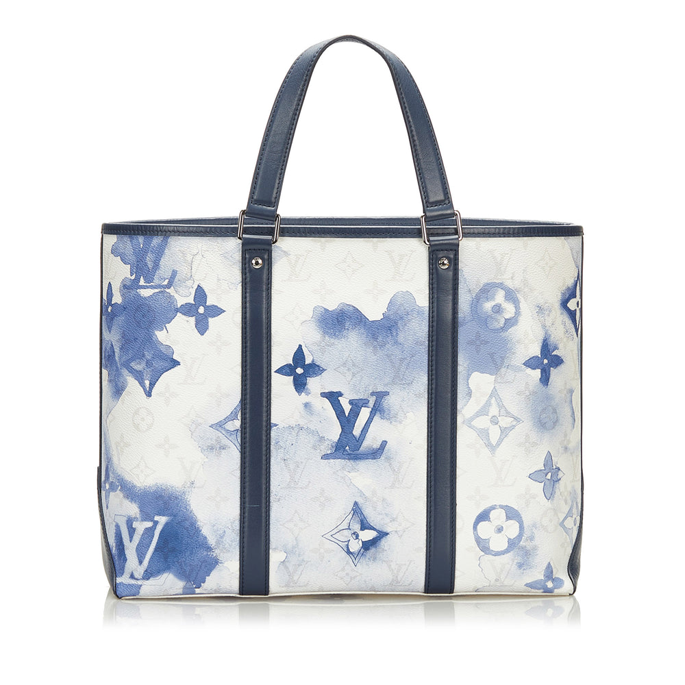 Louis Vuitton Monogram Watercolor Weekend Tote PM Blue