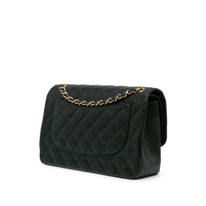 Chanel Jumbo Classic Caviar Double Flap Black