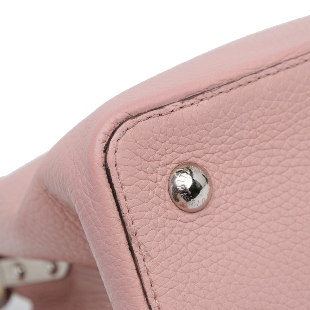 Louis Vuitton Taurillon Capucines MM Pink