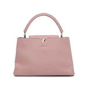 Louis Vuitton Taurillon Capucines MM Pink