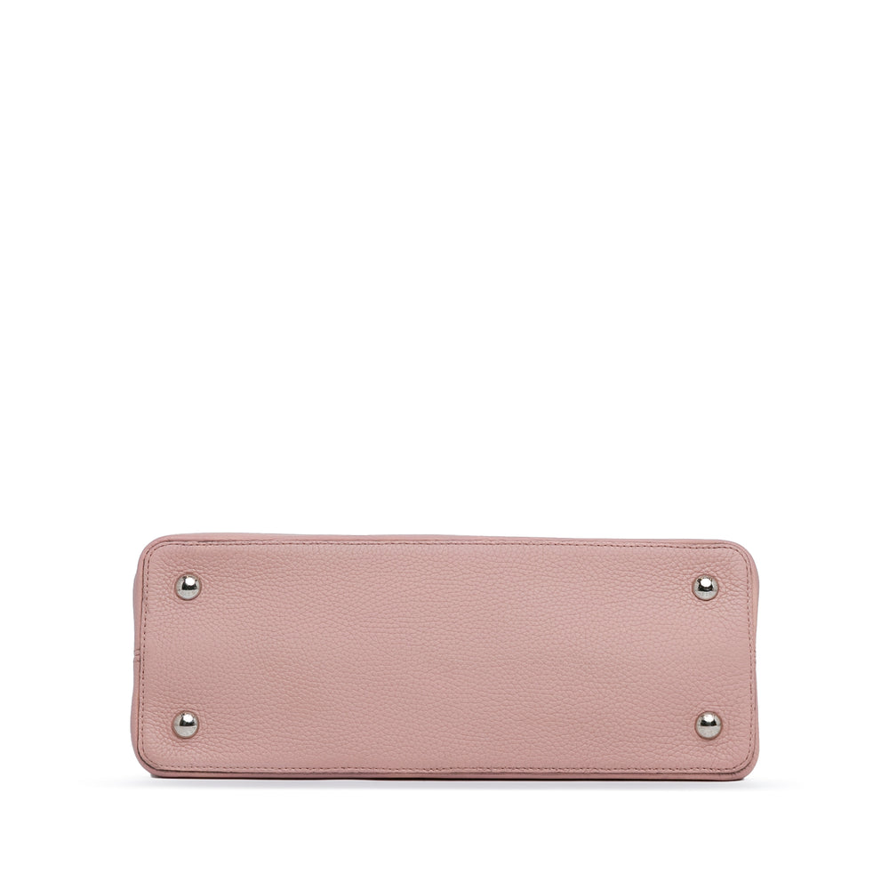 Louis Vuitton Taurillon Capucines MM Pink