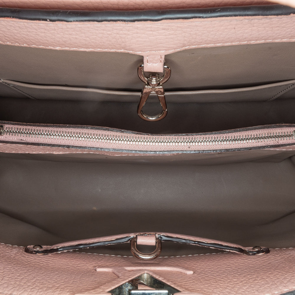 Louis Vuitton Taurillon Capucines MM Pink