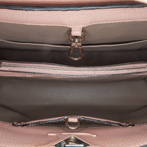 Louis Vuitton Taurillon Capucines MM Pink