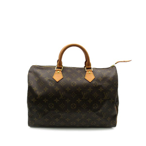 Louis Vuitton Monogram Speedy 35 Brown