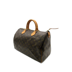 Louis Vuitton Monogram Speedy 35 Brown