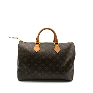 Louis Vuitton Monogram Speedy 35 Brown