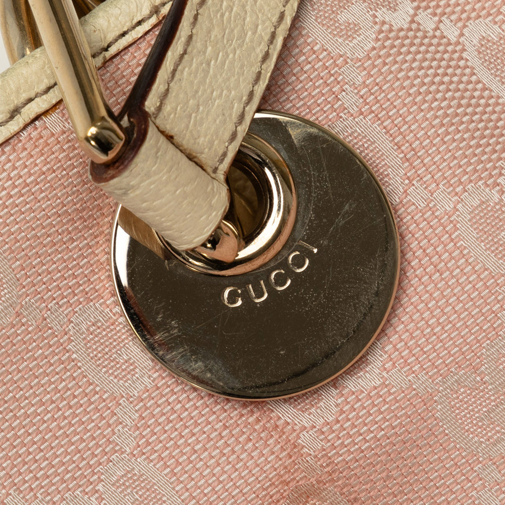 Gucci GG Canvas Eclipse Shoulder Bag Pink