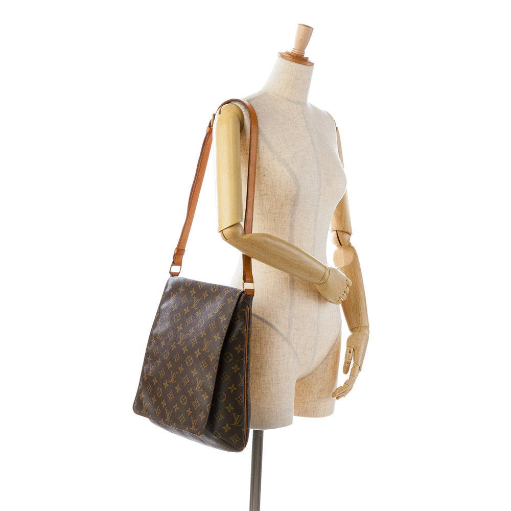 Louis Vuitton Monogram Musette Salsa GM Brown