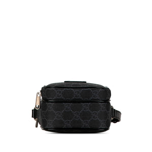 Gucci Mini GG Supreme Interlocking G Crossbody Gray