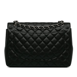 Chanel Maxi Classic Caviar Double Flap Black