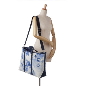 Louis Vuitton Monogram Watercolor Weekend Tote PM Blue