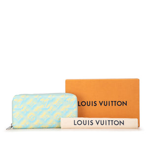 Louis Vuitton Monogram Empreinte Summer Stardust Zippy Wallet Blue